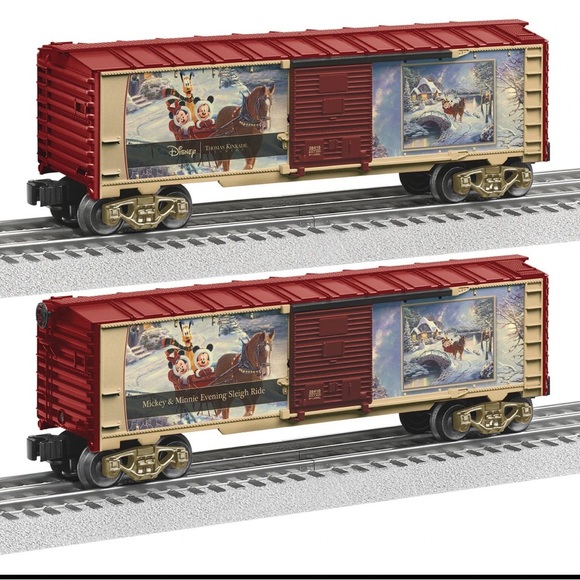Disney | Toys | Lionel 25284 Thomas Kinkade Disney Boxcar Mickey Minnie ...